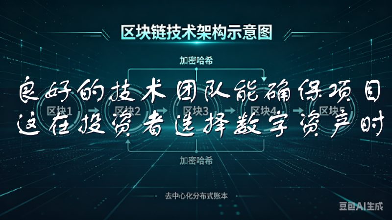 良好的技术团队能确保项目持续推进，并应对市场竞争，因此，这在投资者选择数字资产时显得十分重要。